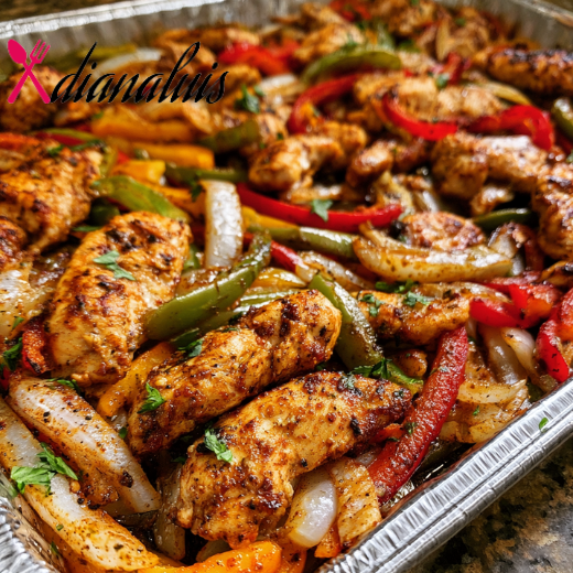 Oven Baked Sheet Pan Chicken Fajitas