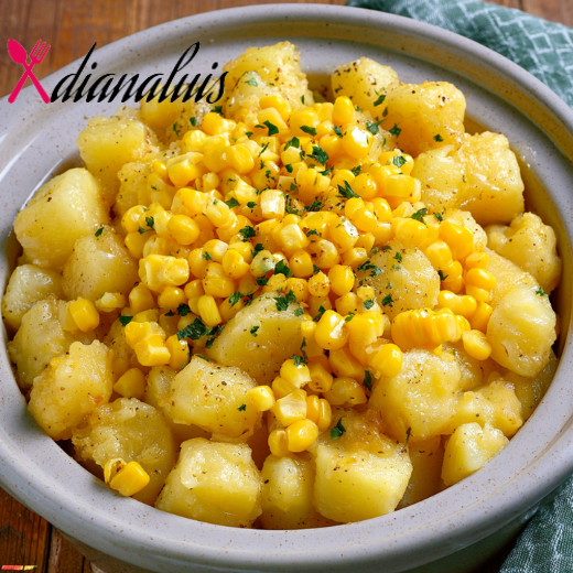Slow Cooker Poor Man’s Potatoes and Corn