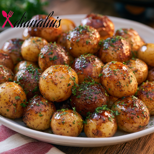 Slow Cooker Glazed Herb Baby Potatoes
