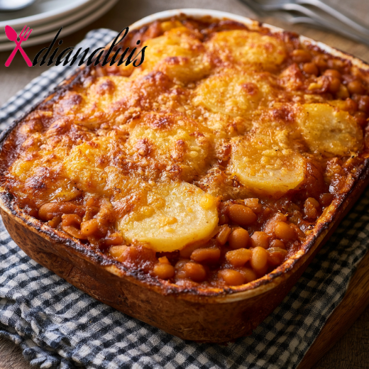 Amish Baked Bean Potato Casserole