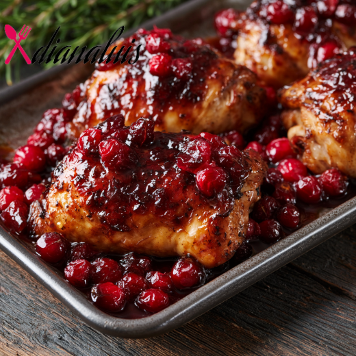 Oven-Baked Cranberry Chicken