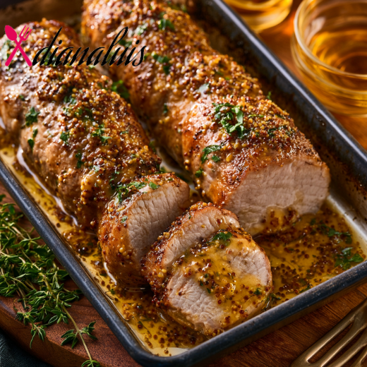 Simple Maple Mustard Oven-Baked Pork Tenderloin