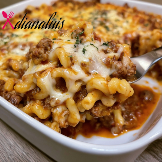 Oven Baked 4-Ingredient Johnny Marzetti