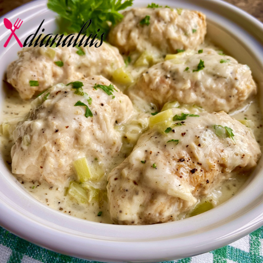 Slow Cooker Cream of Celery Chicken