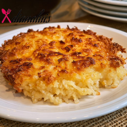 Slow Cooker Independence Week Crispy Crust Cheesy Hash Brown Bake
