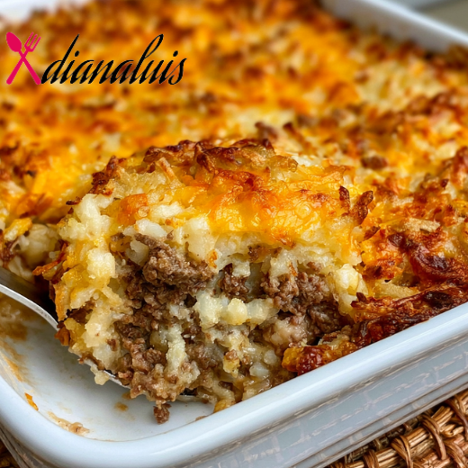 Oven Baked Amish Beef and Hashbrown Casserole