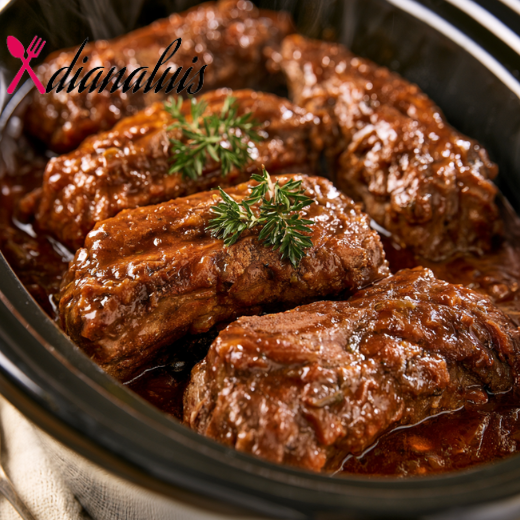 Slow Cooker Vintage Summer Country Ribs