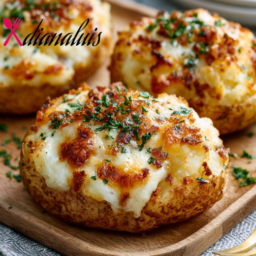Creamy Pour-Over Baked Potatoes