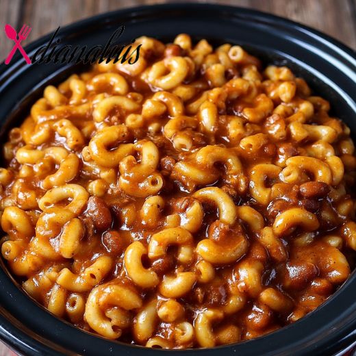 Slow Cooker Baked Bean Macaroni