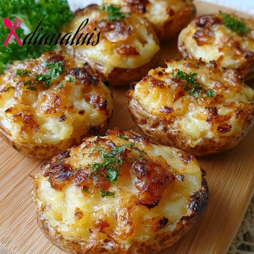Oven Baked Swiss Onion Potato Bites
